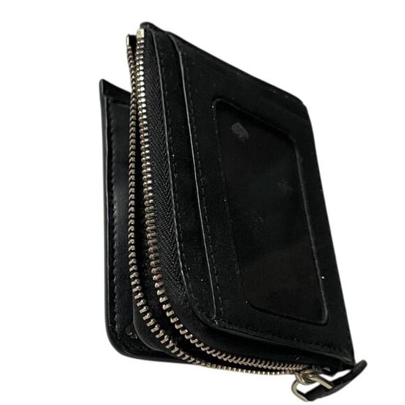 KATE SPADE Shimmy Glitter Black Small L-Zip Saffiano Leather Bifold Wallet - Picture 10 of 13